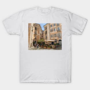 Outdoor Cafe Rome Style T-Shirt